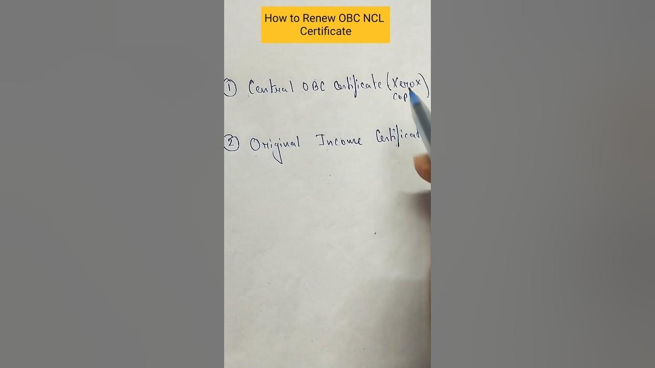 how-to-renew-obc-ncl-certificate-documents-required-obc-expired