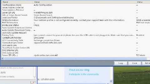 Office 365  Troubleshooting Presence in Lync 2013 Online