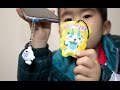 【4歳息子レビュー】携帯アイテムがたくさん! 妖怪グッズ 02 だにゃん! 紹介してみた ウィスパー コマさん