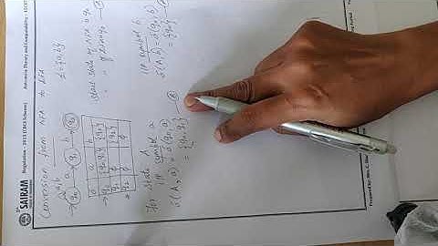 Lecture Video_18CS54_Module 1_Conversion from NFA to DFA_C.Sharon Roji