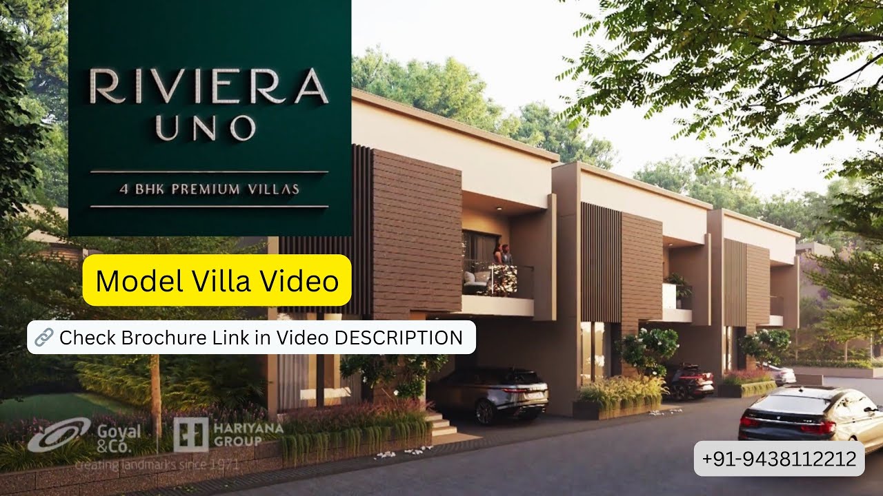 Goyal  Riviera Uno Model Villa Video | Actual Video Shot | Luxury Villas in Whitefield