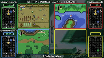 LavanFirestorm vs kevincabarello vs Spacecowboy2011. ALTTP Randomizer Tournament Fall 2017 (Part 2)