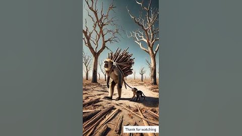 Monkey & Baby Build Epic Treehouse from Scratch! 🐒🌳 | #AI #Monkey #Home