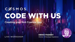 Cosmos Code With Us - Building your first Cosmos app screenshot 1