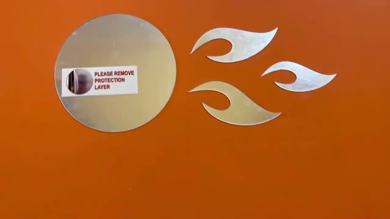 3D Acrylic Golden Sun Mirror Wall Stickers - from Amazon | Full Review 