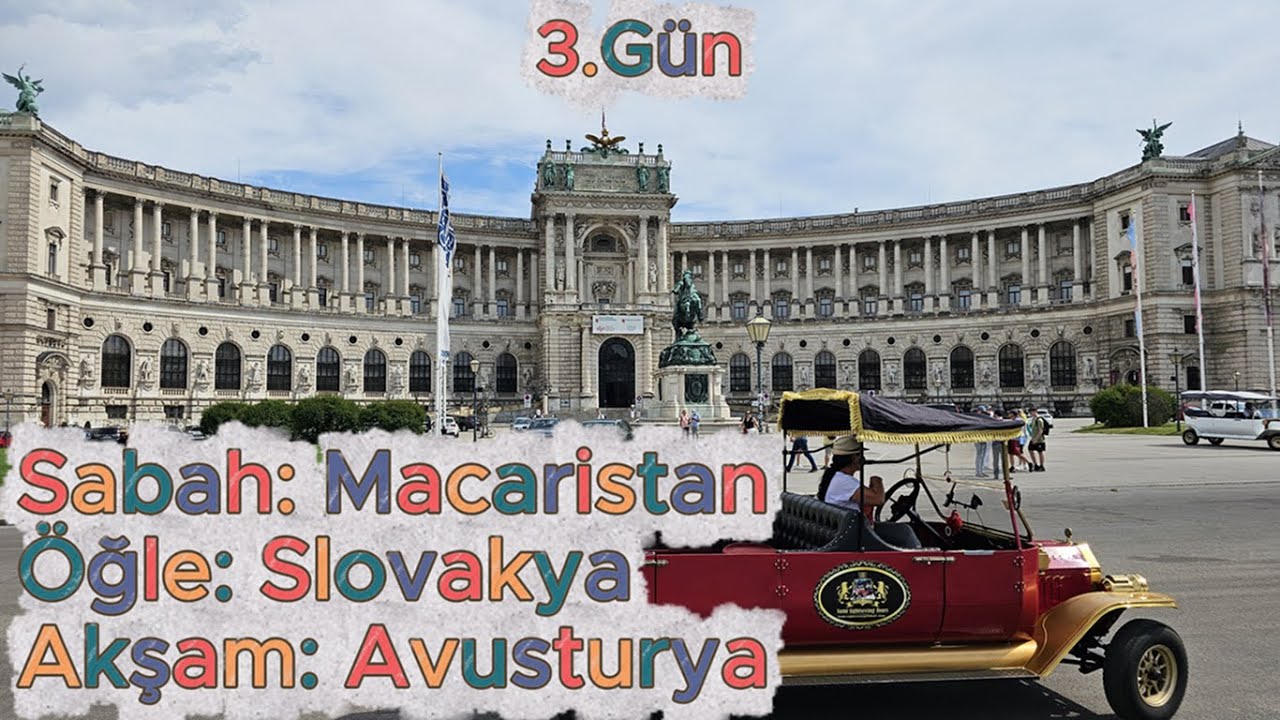 3.Gün Motosiklet Turu: 3 Ülke. Budapeşte Macaristan, Bratislava Slovakya ve Viyana Avusturya
