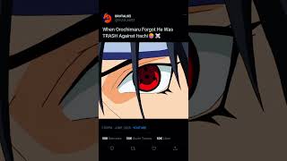 Itachi Genjutsu Too Strong Orochimaru Fear Reaction