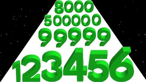 Number Stack ( Vs ) Canvas Run - All levels ( ASMR Gameplay Original ) Math games, Max levels ios