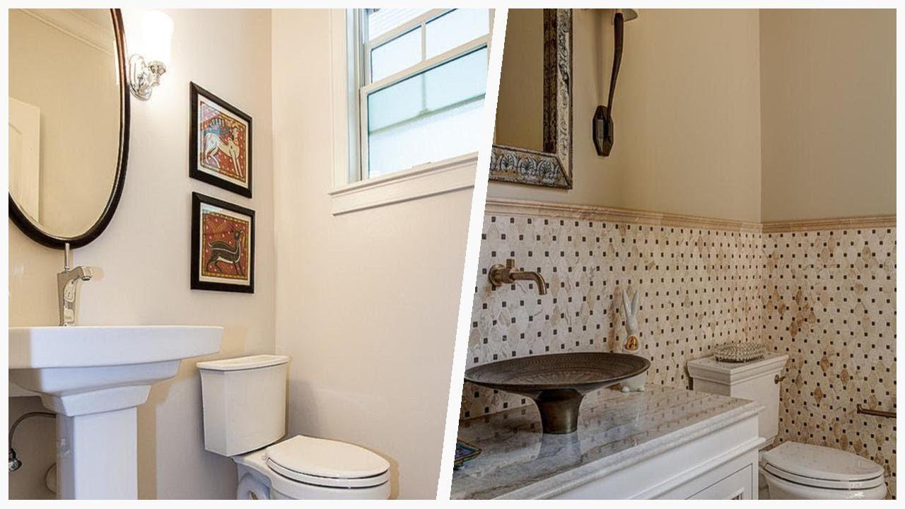 75 Victorian Powder Room Design 💎 - YouTube