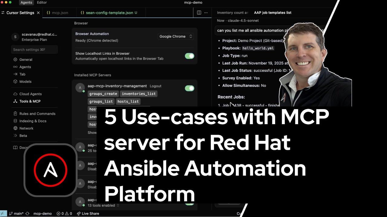 5 Use-cases with MCP server for Red Hat Ansible Automation Platform ...