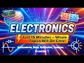 Electronics in Physics | Semiconductors, Diodes &amp; Transistors| PN Junctions| Just 15 Mintes