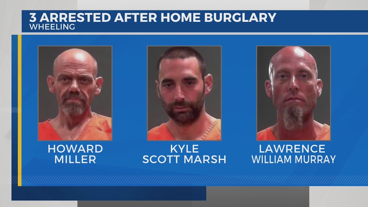 3 arrested after a home burglary in West Virginia - YouTube