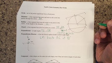 8.2 Properties of Chords in Circles - Part 1