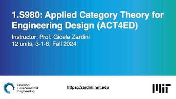 1.144: Applied Category Theory for Engineering Design (ACT4ED) - Video Teaser