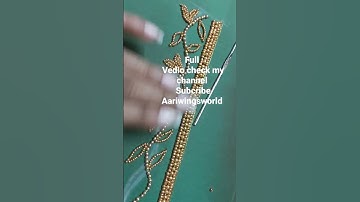 aari work tips and tricks/#shorts /#Aariwingsworld /#aariclass/#aaritutorial /#aaritips