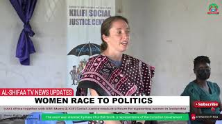 WOMEN RACE TO POLITICS