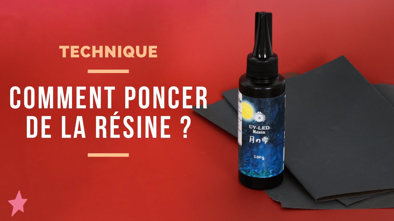 Comment poncer de la résine ? - Perles & Co