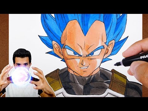 Vegeta Saiyajin para colorir