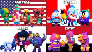 Brawler Nationalities | Brawl Stars