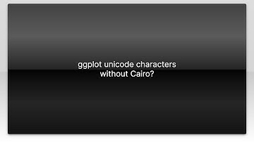 ggplot unicode characters without Cairo?