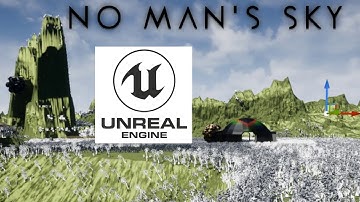 Recreating a No Mans Sky Planet in Unreal Engine with GTA 5 Soundtrack