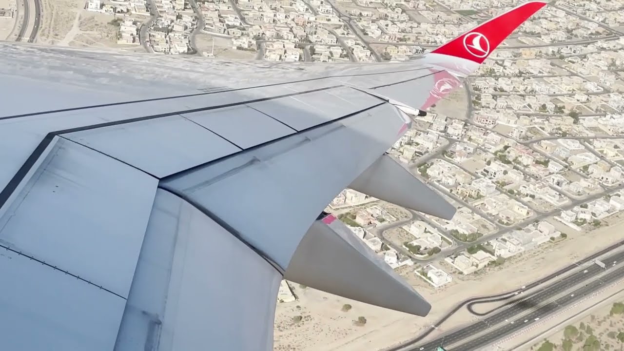 Turkish Airlines Flight TK763 | Dubai to Istanbul | Airbus A350-900 ✈️🌍