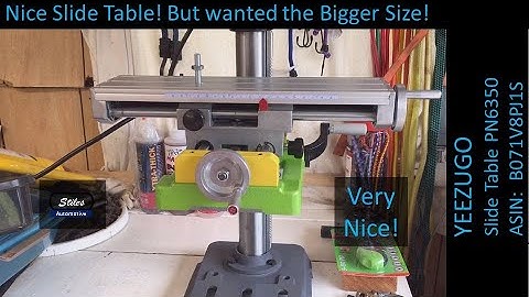 YEEZUGO Slide Table for Milling Machine & Bench Drill Press (Heavy Size) PN 6350; Unbox & Review