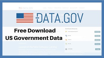 Free Download US Government Data | Data.gov | Data Science| Machine Learning