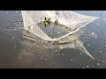 Рыбалка на паук (подъёмник) на озере . Поймали ооочень много карасей!!! Пожарить точно хватит!