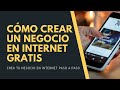 CÓMO VENDER UN PRODUCTO VIRTUAL COMPLETAMENTE GRATIS EN INTERNET