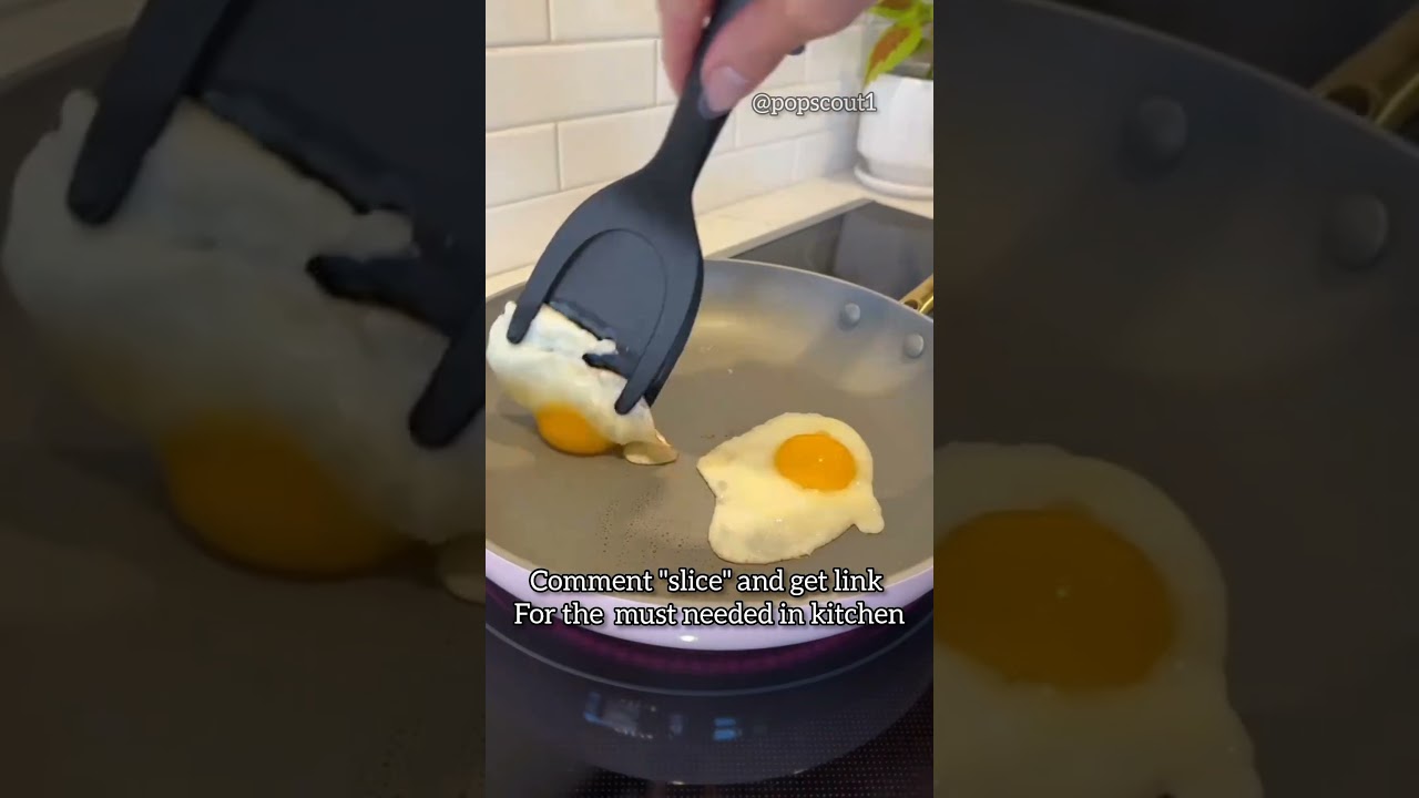 Flip & Grip Like a Pro! 🍳 | 2-in-1 Spatula in Action  