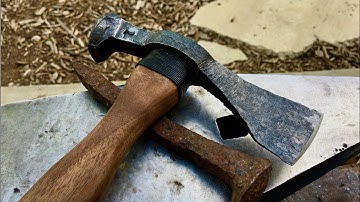 Forging a Railroad Spike Tomahawk
