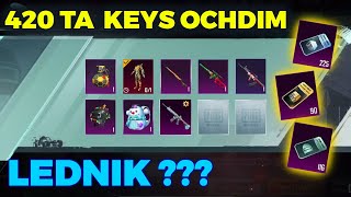 1 YIL YIG'ILGAN KEYSLARNI OCHAMIZ YOKI LEDNIK BERMAGAN PUBG MOBILE / PUBG MOBILE OPENCASE