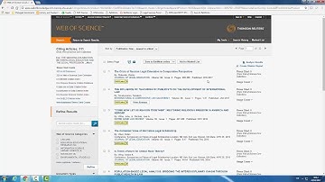 Web of Science- citation searching