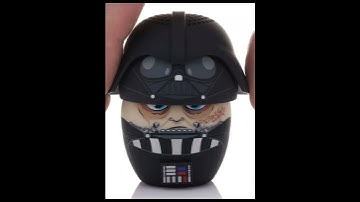 Star Wars Darth Vader with Removeable Helmet Bitty Boomers Bluetooth Mini-Speaker