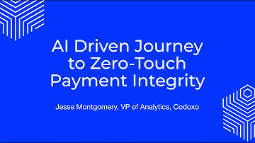 AI Driven Journey to Zero-Touch Payment Integrity