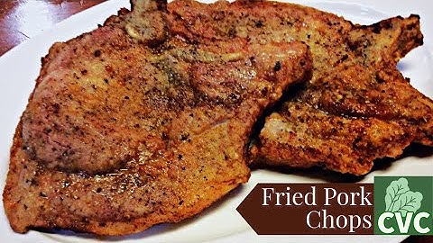 Fried Pork Chop Supper - Collard Greens - Pinto Beans - Creamed Potatoes