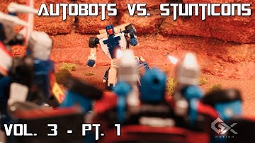 Autobots vs. Stunticons Begins – Transformers Stop Motion Vol. 3 Pt. 1