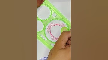 Do you know how many triangles were drawn? ?? #spirograph #2024 #shorts