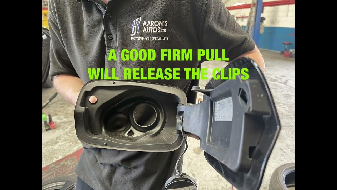 Audi A3 Fuel cap release plunger replacement YouTube