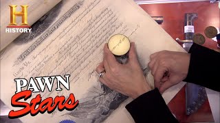 Pawn Stars: Rebecca Reveals Military Documents Worth HUGE $$$ (Season 7) | History