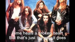 Skid Row - Can&#39;t Stand the Heartache LYRICS