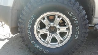 видео: Pajero sport 2 и УАЗ Патриот, первое испытание шин Comforser cf3000. картинка: Pajero sport 2 и УАЗ Патриот, первое испытание шин Comforser cf3000.