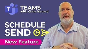 Teams Chat - Send at Scheduled Time - Delay delivery of Chat messages