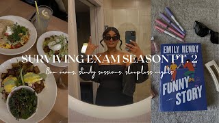 Surviving Exam Season at TMU (2024) pt.2 | 8am exams, study sessions, sleepless nights