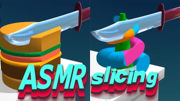 ASMR SLICING Gameplay All Levels IOS Android Games Level 6-8