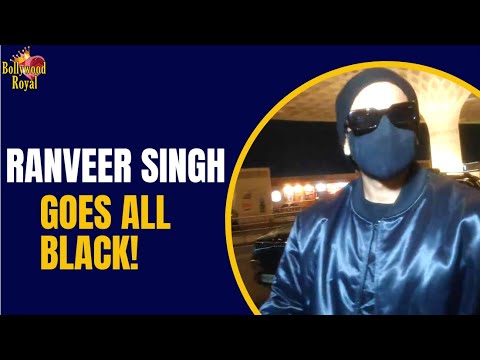 Ranveer Singh Goes All Black! @BollywoodRoyal14