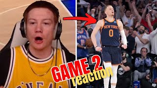 ZTAY reacts to Pacers vs Knicks Game 2!