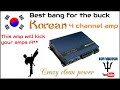 Crazy cheap Korean 4 channel amp dyno  Soundstream RN4 1400D
