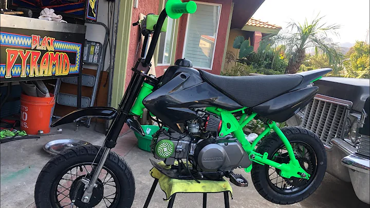 Epic pit bike build part 2. Honda xr50r
